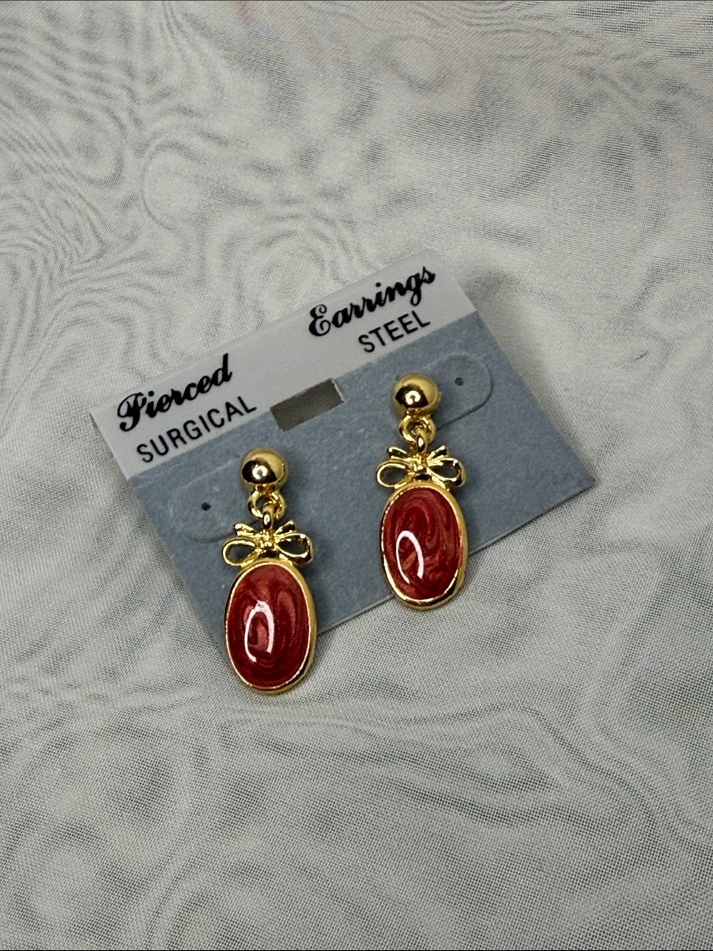 Gold-Tone Drop Earrings
